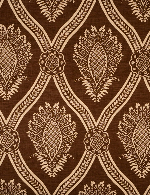 Ткань Trend Jaclyn Smith Home brown black 01835 Coffee