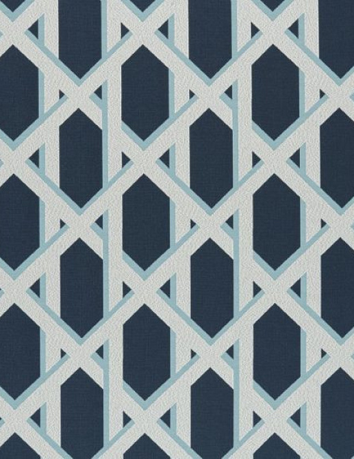 Ткань Ashley Wilde Palm House Lattice/Ink