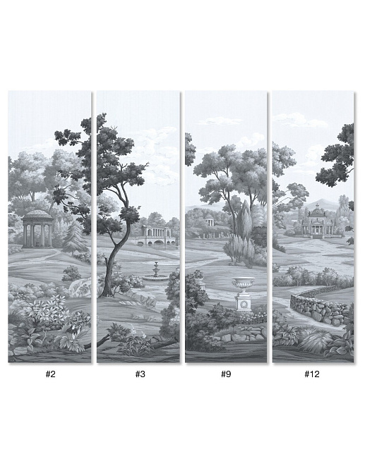 Обои Paul Montgomery Studio Fine Painted Wallpapers Temples and Follies