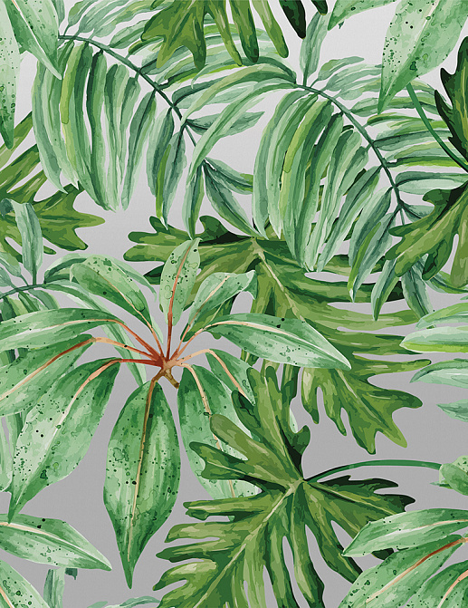 Панно и фотообои Yo2 Tropical Screens TS1.05/Silver