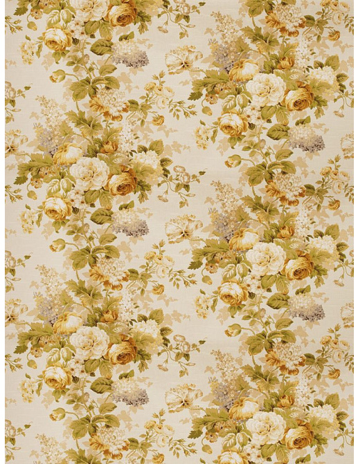 Ткань Fabricut Vignettes Vol.XIII Citrus Lolo floral/Gold