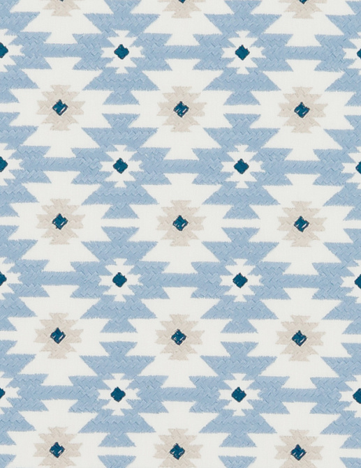 Ткань Duralee Pirouette - Sapphire, Lapis, Chambray DA61800/59
