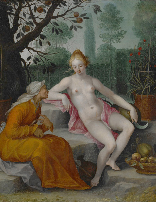 Панно и фотообои Affresco Фрески и фотообои After Bloemaert Abraham Vertumnus and Pomona