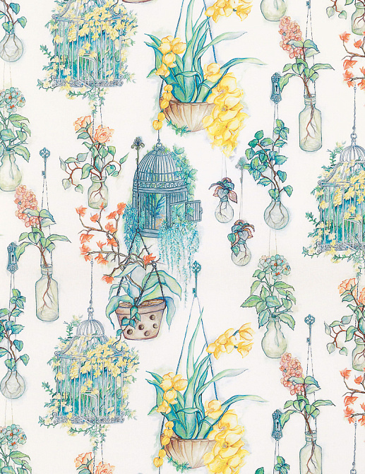 Ткань Osborne & Little Enchanted Gardens F7014/02