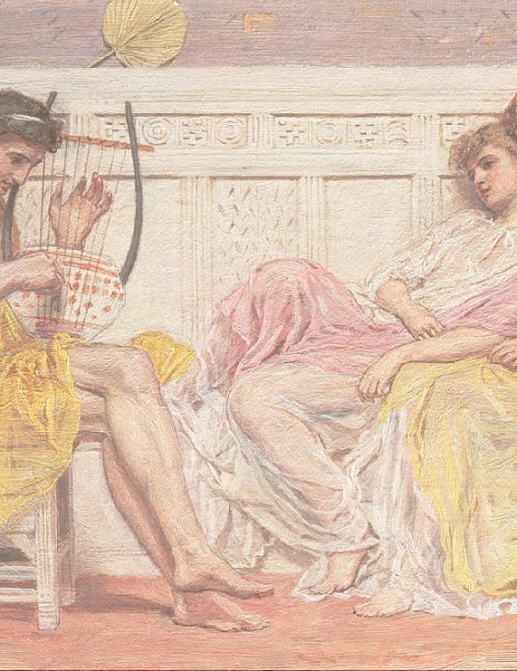 Панно и фотообои Affresco Фрески и фотообои Albert Joseph Moore A Musician