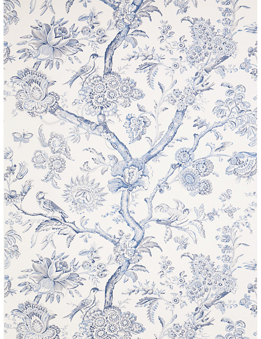Обои Stroheim Blue & White 6041403