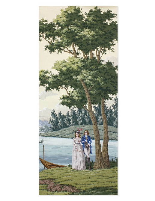 Обои Paul Montgomery Studio Fine Painted Wallpapers Tour du Monde