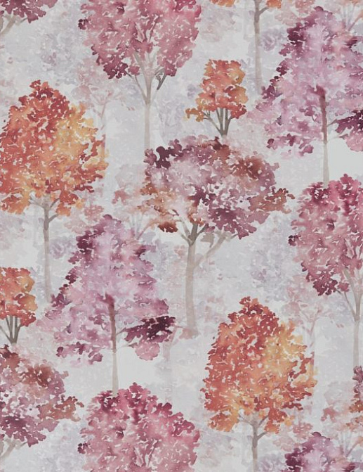 Ткань Ashley Wilde New Forest Rosewood/Berry