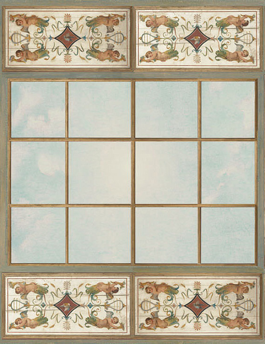 Панно и фотообои Iksel Scenic & Architectural Wallpapers Choiseul Directoire CHDir4