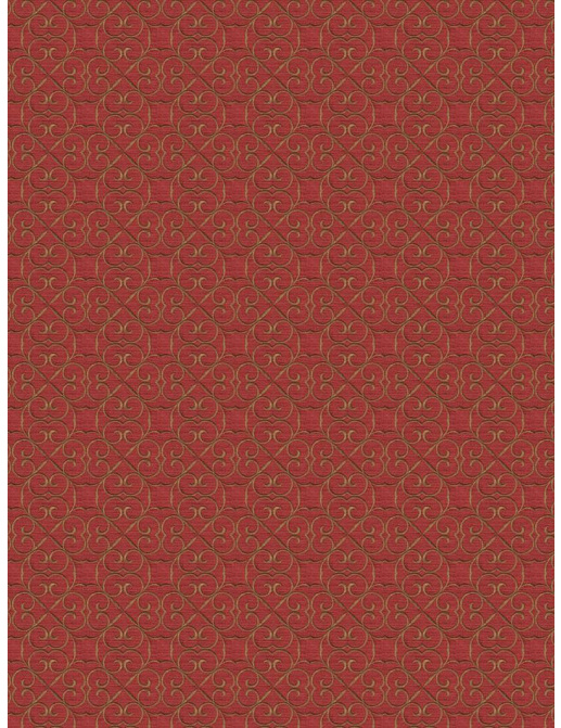 Ткань Fabricut Chromatics Vol.XXII Brick Royal scroll/Fire