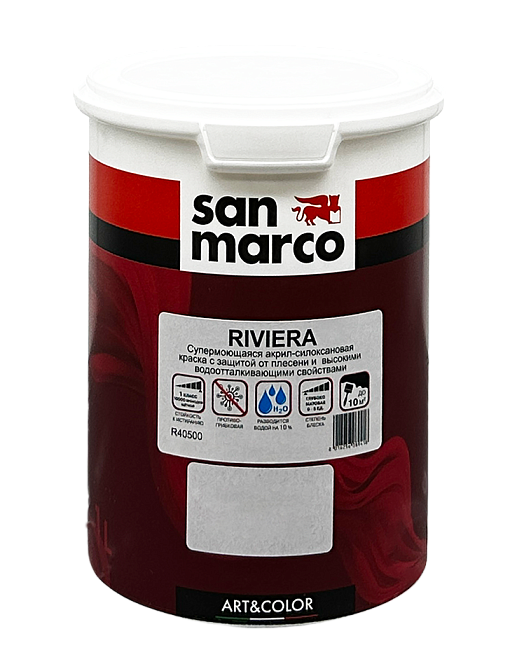 Краска San Marco R40500-BIANCO 1 л