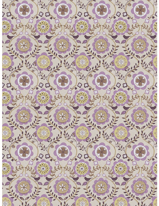 Ткань Fabricut Chromatics Vol.XXII Blossom Midoro/Mulberry