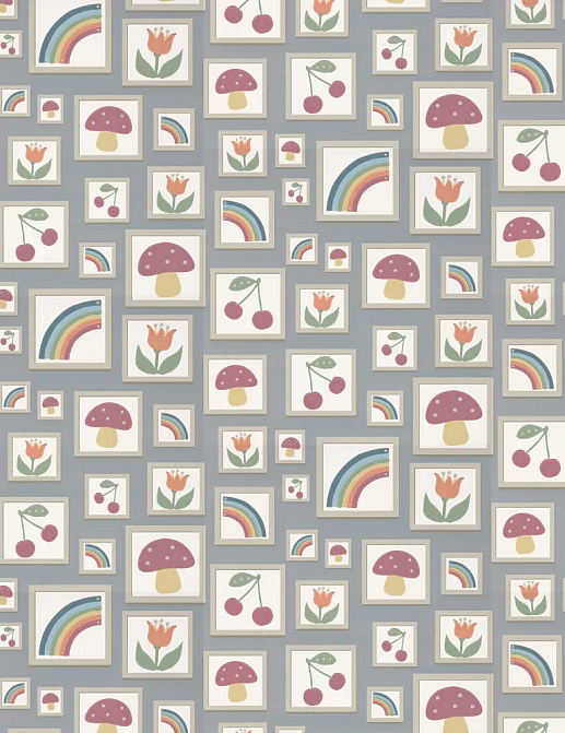 Обои Little Greene Storybook Papers 0231BACELES