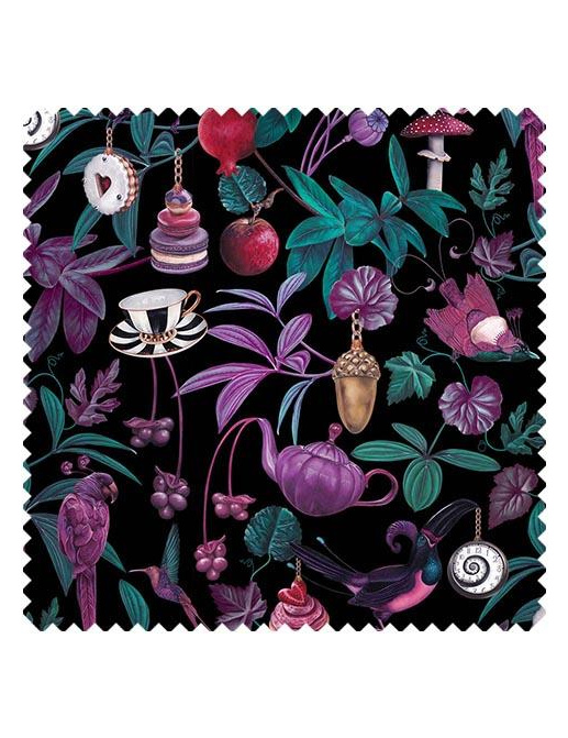 Ткань Witch & Watchman Fabric collection Belladona Dark Fabric