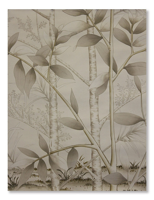 Обои Paul Montgomery Studio Fine Painted Wallpapers Quiet Forest