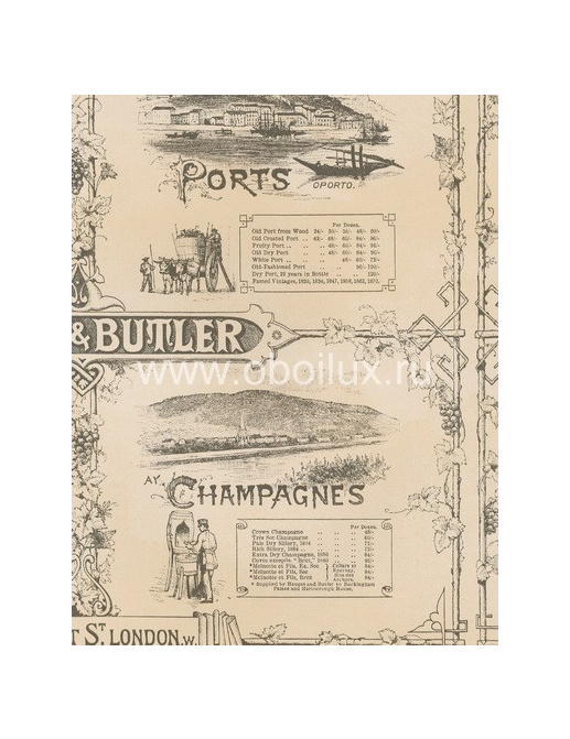 Обои Lewis & Wood Book I - Sporting & Character LW5164/Hedges & Butler Medium Black