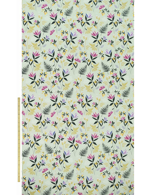 Ткань Sara Miller Volume 1 OrchardFloralSateenDuckEgg