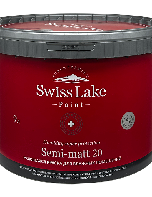 Краска Swiss Lake Semi-matt 20 SM-A 9 л