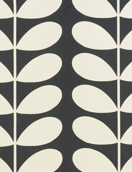 Ткань Orla Kiely Prints-Volume One GiantStem/CoolGrey