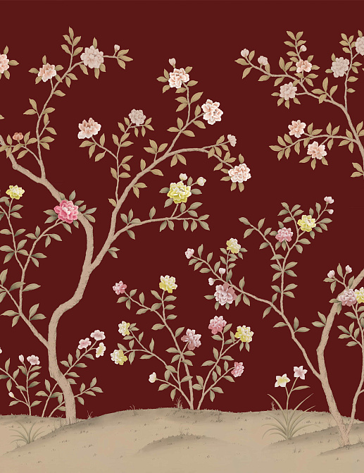 Обои Yana Svetlova Wallcoverings Art Prints B42/BORDO