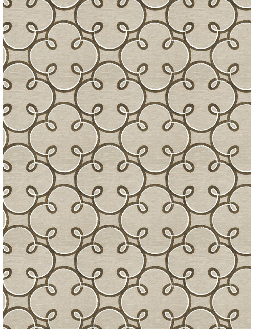 Ткань Fabricut Inspirations Vol.VI Linen Sugarplum/Taupe