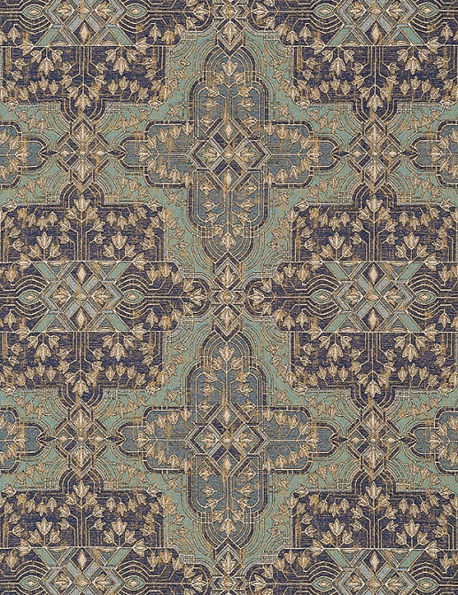 Ткань Mokum Majorelle Majorelle/Teal