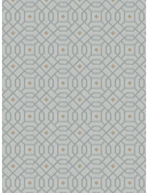 Ткань Fabricut Luxe Nuances Cumulus Breeze ArmonkLattice/Porcelain
