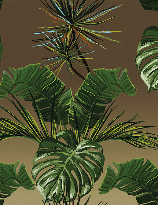 Панно и фотообои Yo2 Luminous Palms LP1.04/Gold
