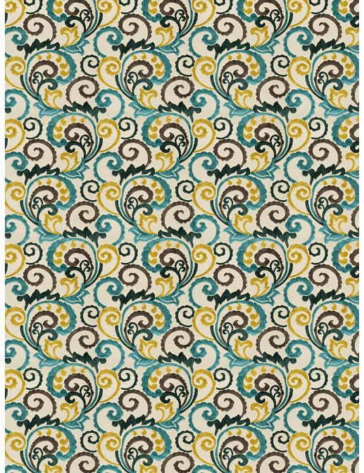 Ткань Fabricut Studio Cut Velvets Upholstery Jasmine/Caribe