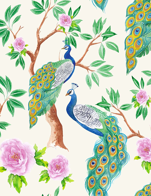 Ткань Marufabrics Collection 2 Peacock