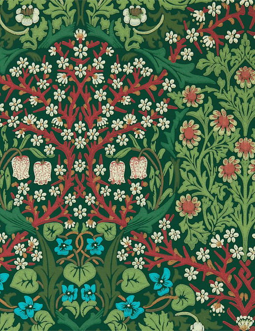 Обои Morris & Co Queen Square Wallpapers 216962