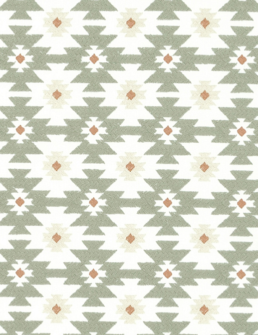Ткань Duralee Pirouette - Honeysuckle, Avocado, Forest DA61800/257