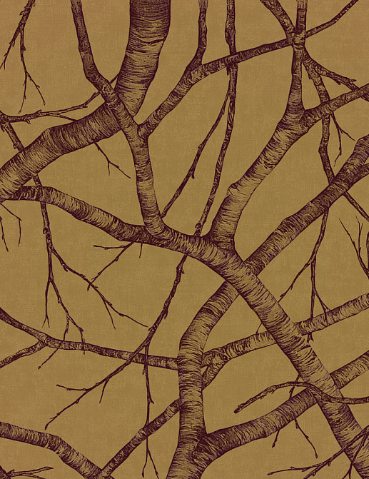Панно и фотообои Italreflexes Macro Silver Birch-008/PureGold