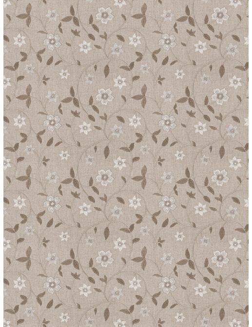 Ткань Fabricut Vignettes Vol.XIV Pewter Axiom floral/Dove
