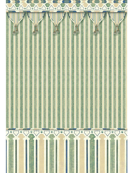 Панно и фотообои Iksel Scenic & Architectural Wallpapers Kubilai's Tent Green