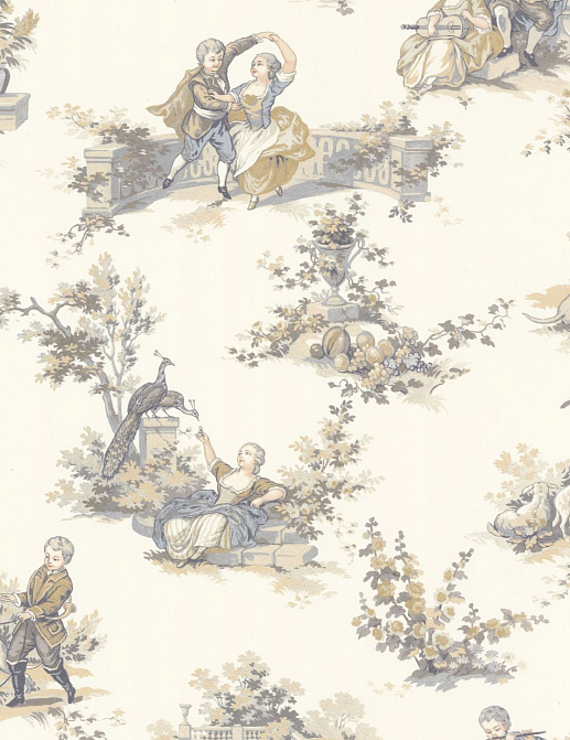 Обои Casadeco Les Belles Toiles de Jouy 2 BTJD201731919