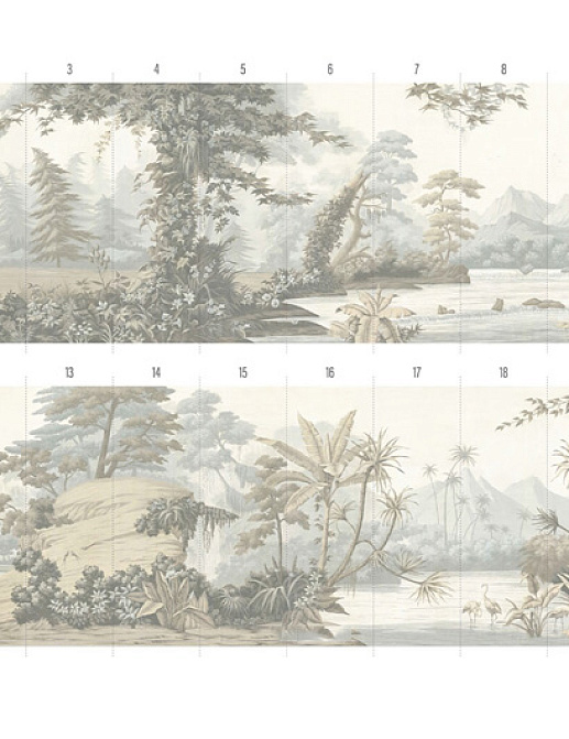 Обои Paul Montgomery Studio Book of Murals (Mural Sources) PN-500-PD/Grisaille