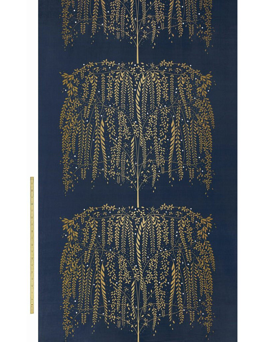 Ткань Sara Miller Volume 1 WillowTreeVelvetNavy