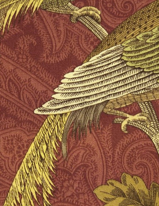 Ткань Galleria Arben Pheasant Hunt Pheasant Hunt/Garnet