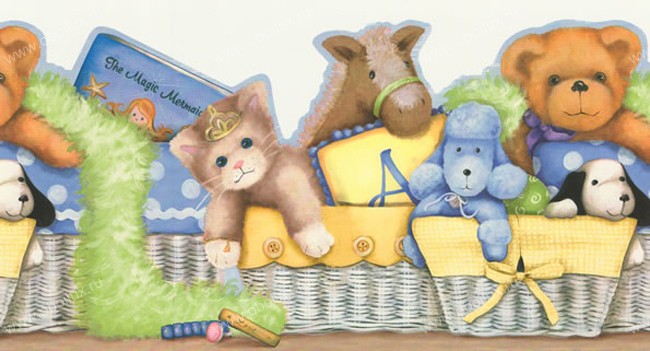 Бордюр Aura Honey Bunny RU8127B