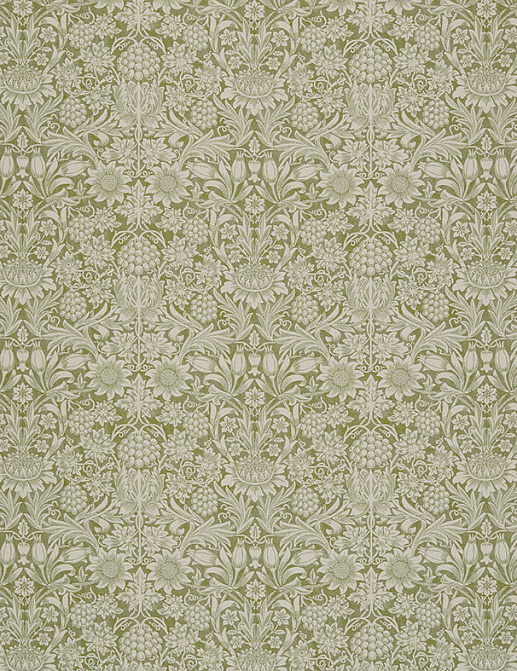 Ткань William Morris At Home Kelmscott Gardens Volume I Sunflower/Artichoke