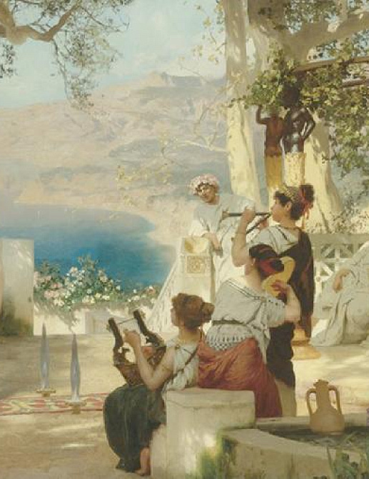 Панно и фотообои Affresco Фрески и фотообои Henryk Siemiradzki Dance among the swords