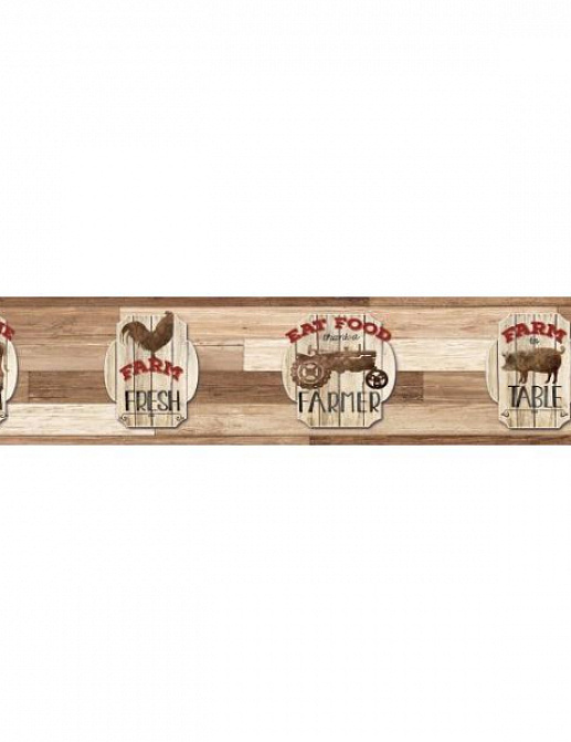 Бордюр York Rustic Living LG1395BD
