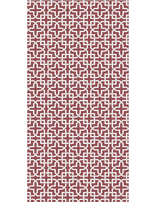 Обои Nicolette Mayer Blossom Chinoiserie Infinity/Brick Red