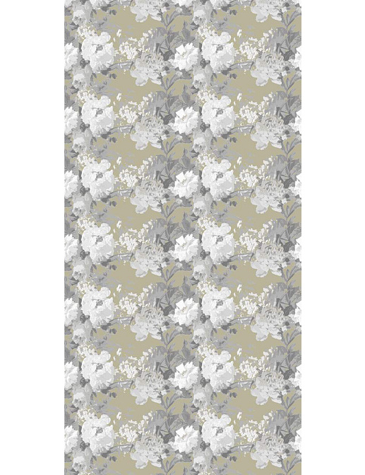 Обои Nicolette Mayer Regence Redux Les Fleurs/Putty Toile