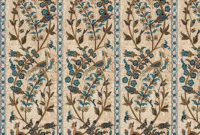 Панно и фотообои Iksel Repeat Design Wallpapers Aleppo Stripe RW537/cr58/Blue