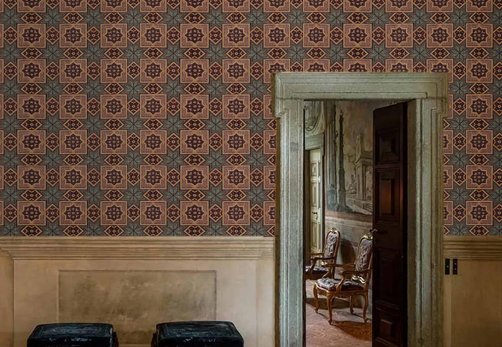 Панно и фотообои Iksel Repeat Design Wallpapers Alhambra Checks RW907/cs01/Original