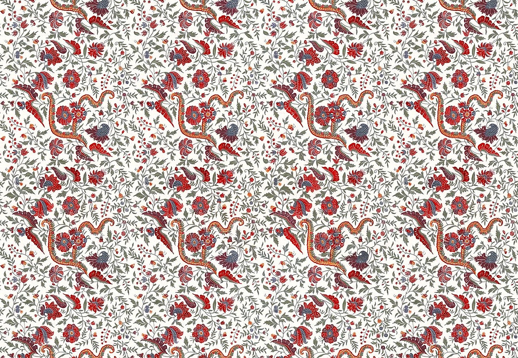 Панно и фотообои Iksel Repeat Design Wallpapers Indienne RW306/cr52/Red