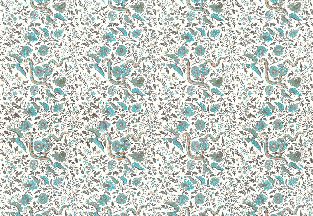 Панно и фотообои Iksel Repeat Design Wallpapers Indienne RW306/cr53/Turquoise