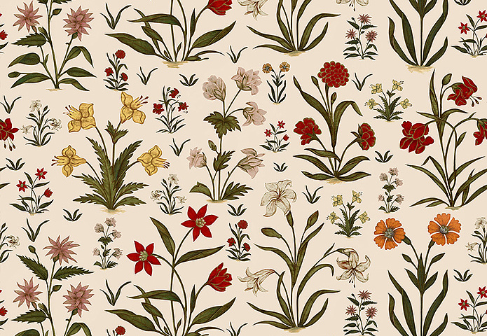 Панно и фотообои Iksel Repeat Design Wallpapers Mogul Flowers RW315/cs01/Original